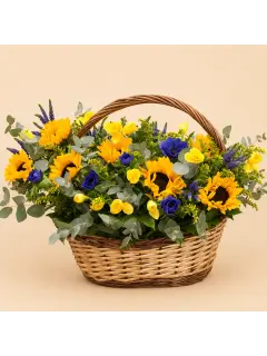 Sunflower Basket