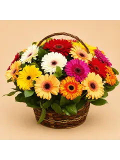 Gerbera Basket
