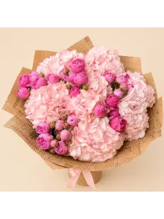 Hydrangea & Peony Bouquet