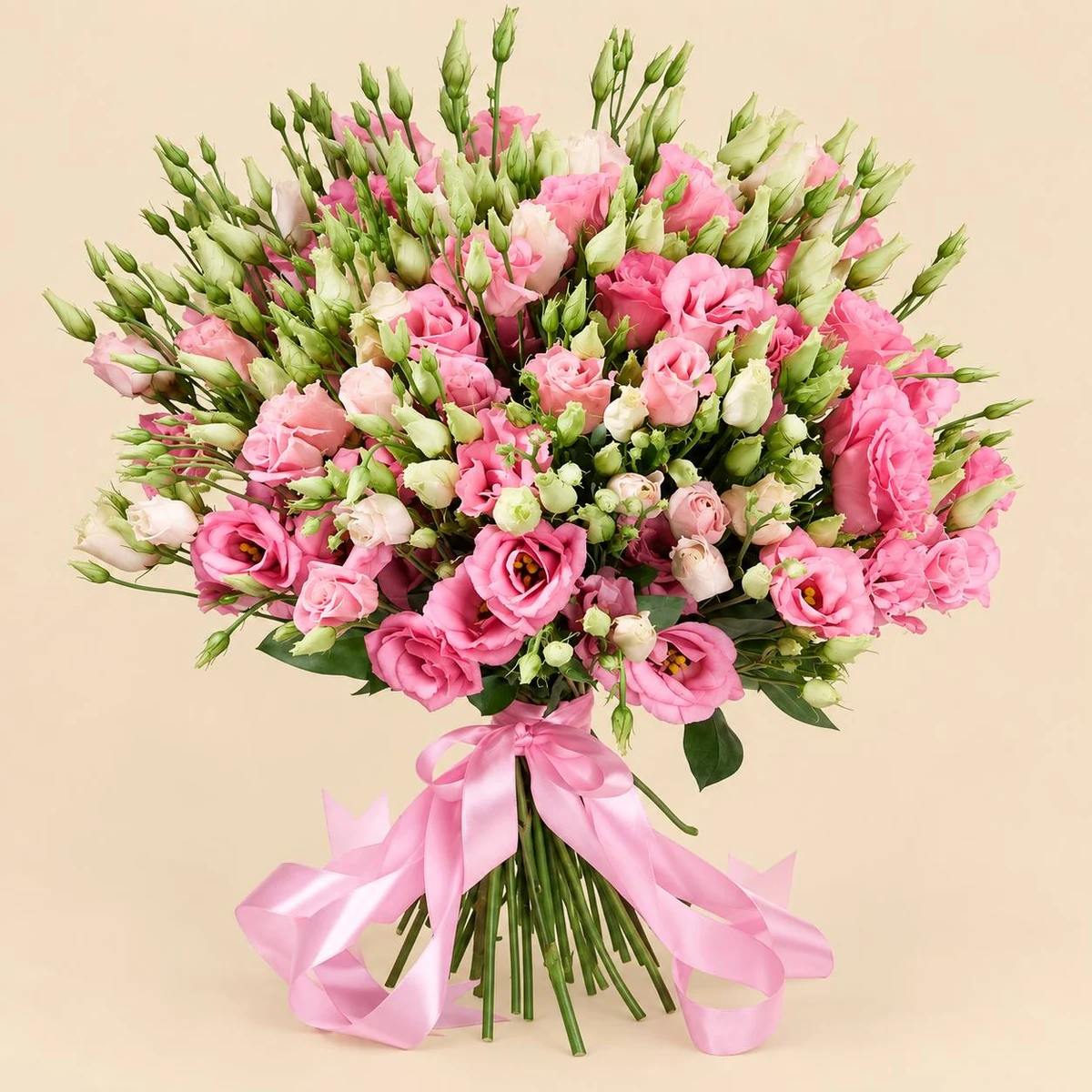 Bright Pink Lisianthus Bouquet