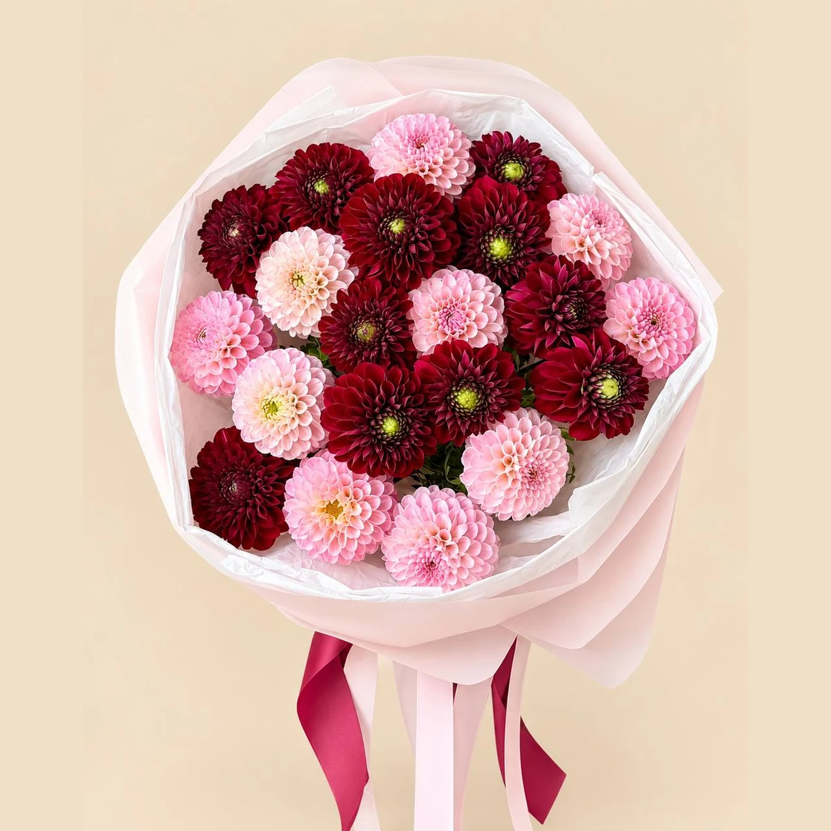 Burgundy Dahlia Bouquet