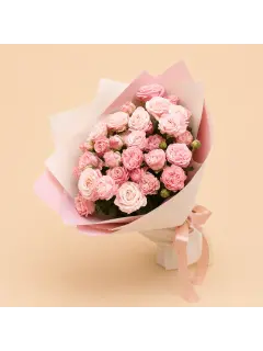 Pink Bush Roses