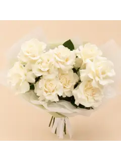 White Garden Roses