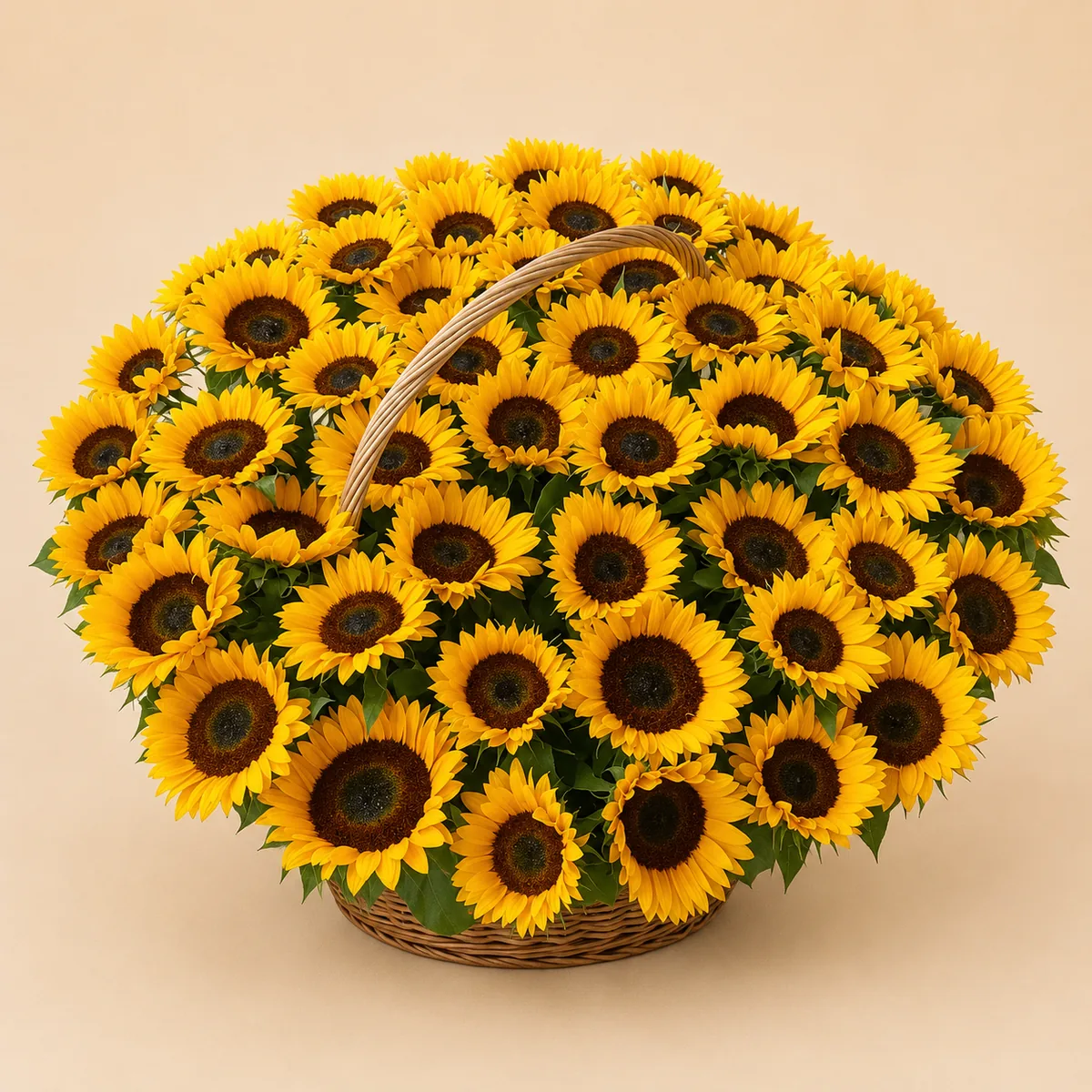 Grand Sunflower Basket