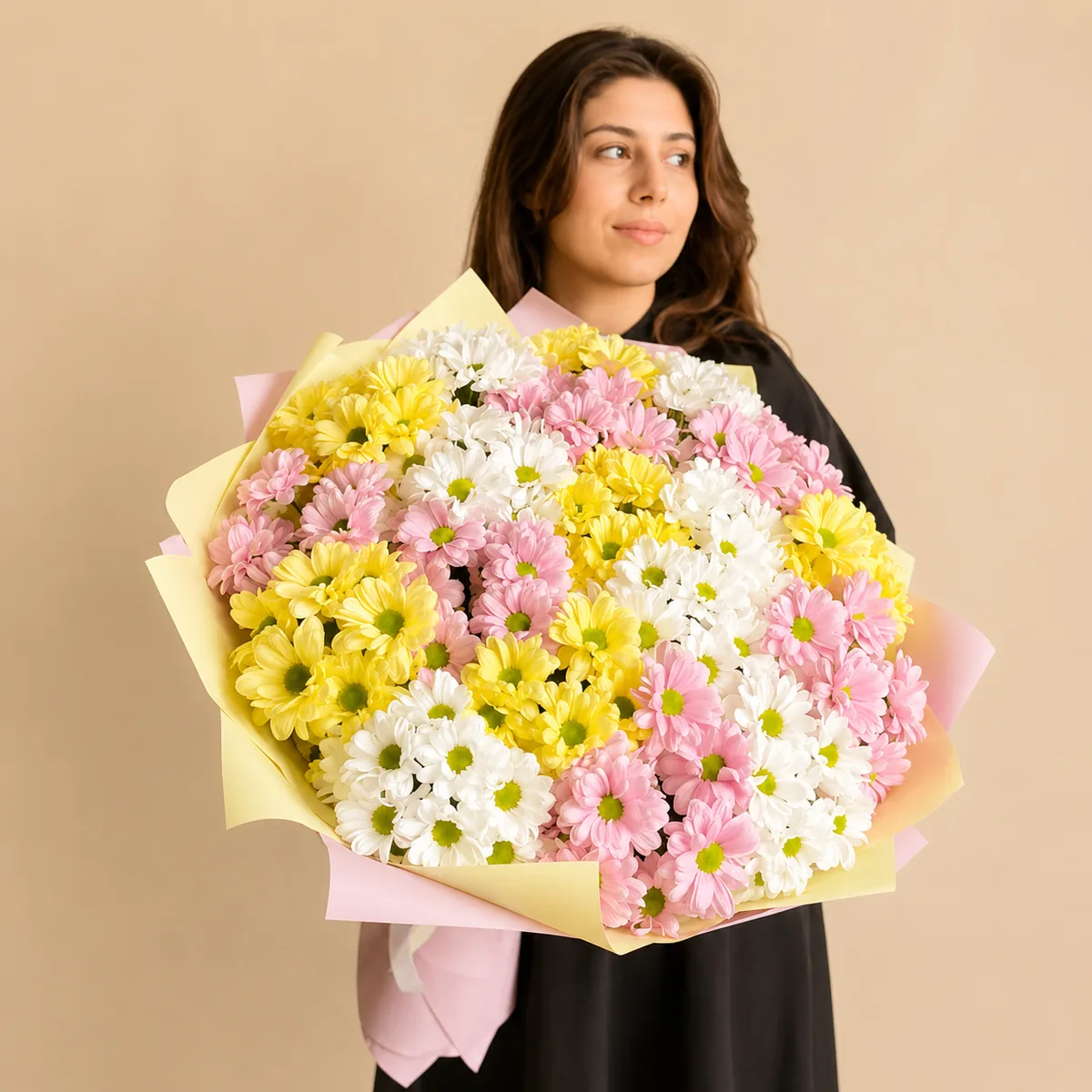 Pastel Chrysanthemum Bouquet