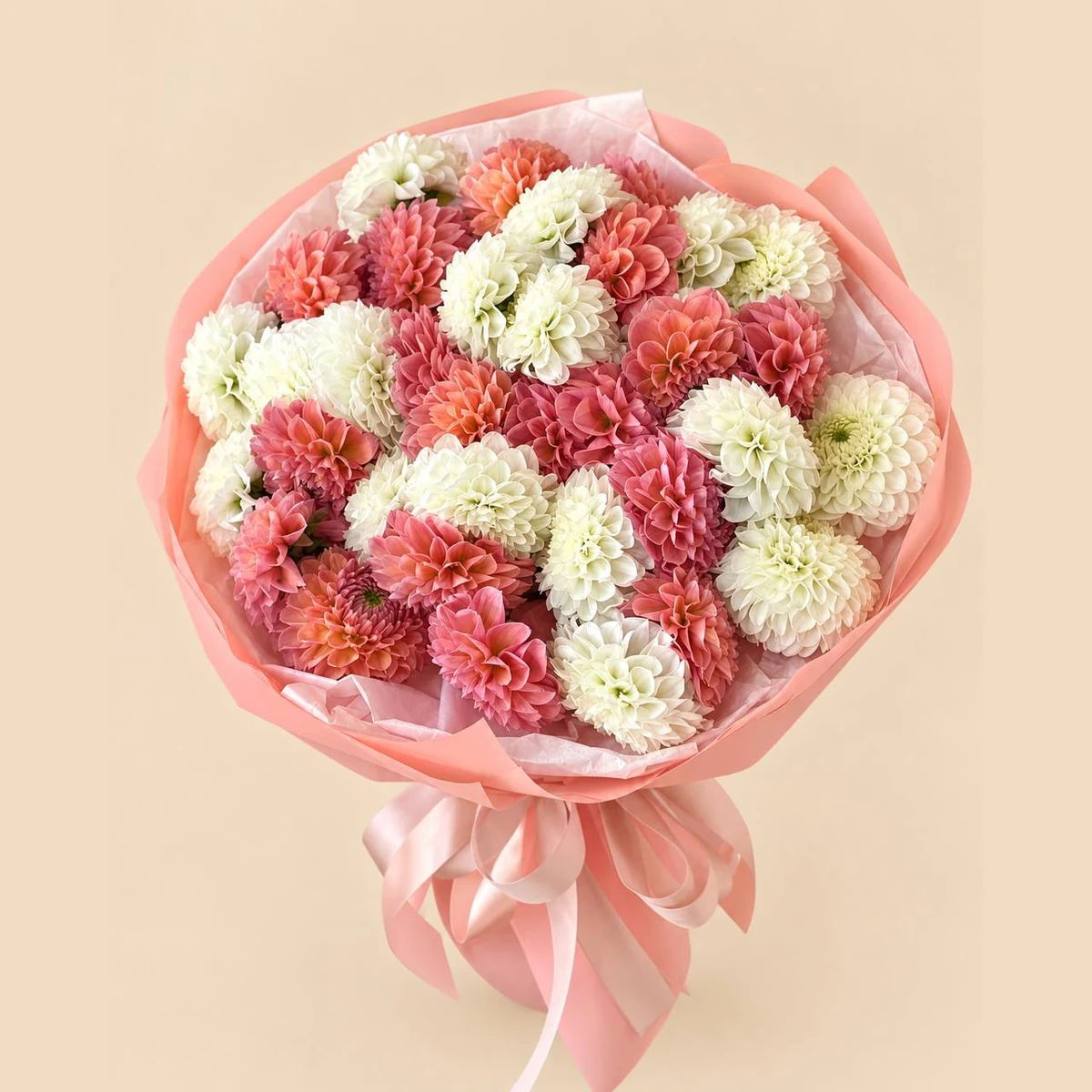Peach Dahlia Bouquet