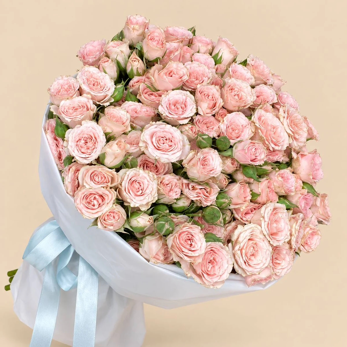 Pink Peony Roses Bouquet