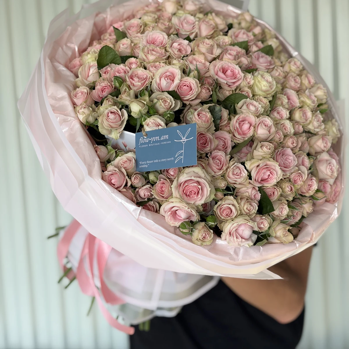 Lush Pink Spray Roses