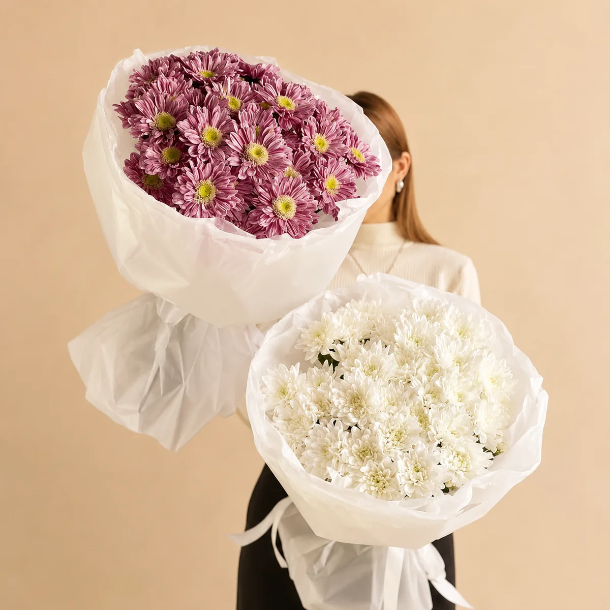 Purple Chrysanthemum Bouquet
