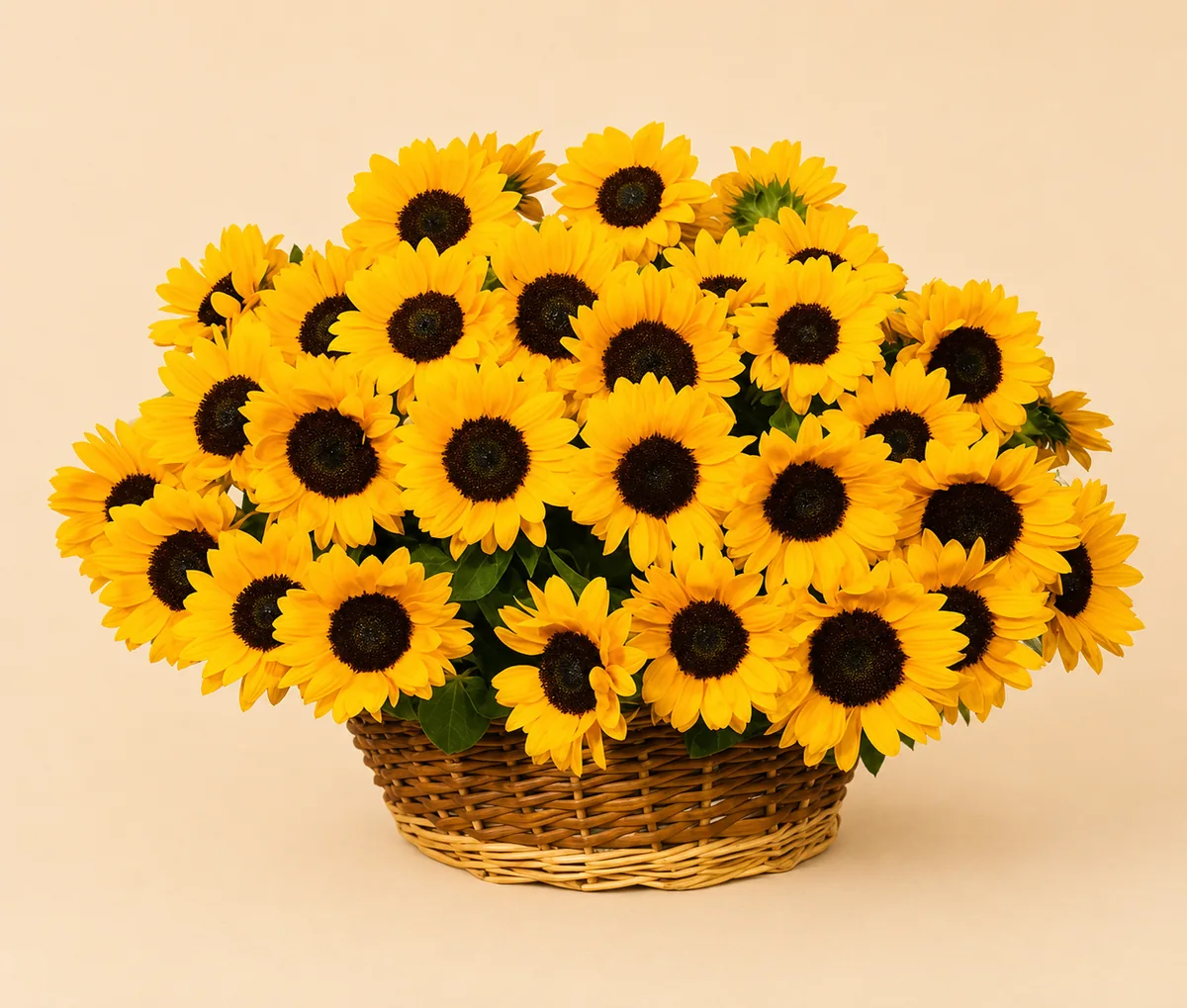 Sunflower Basket