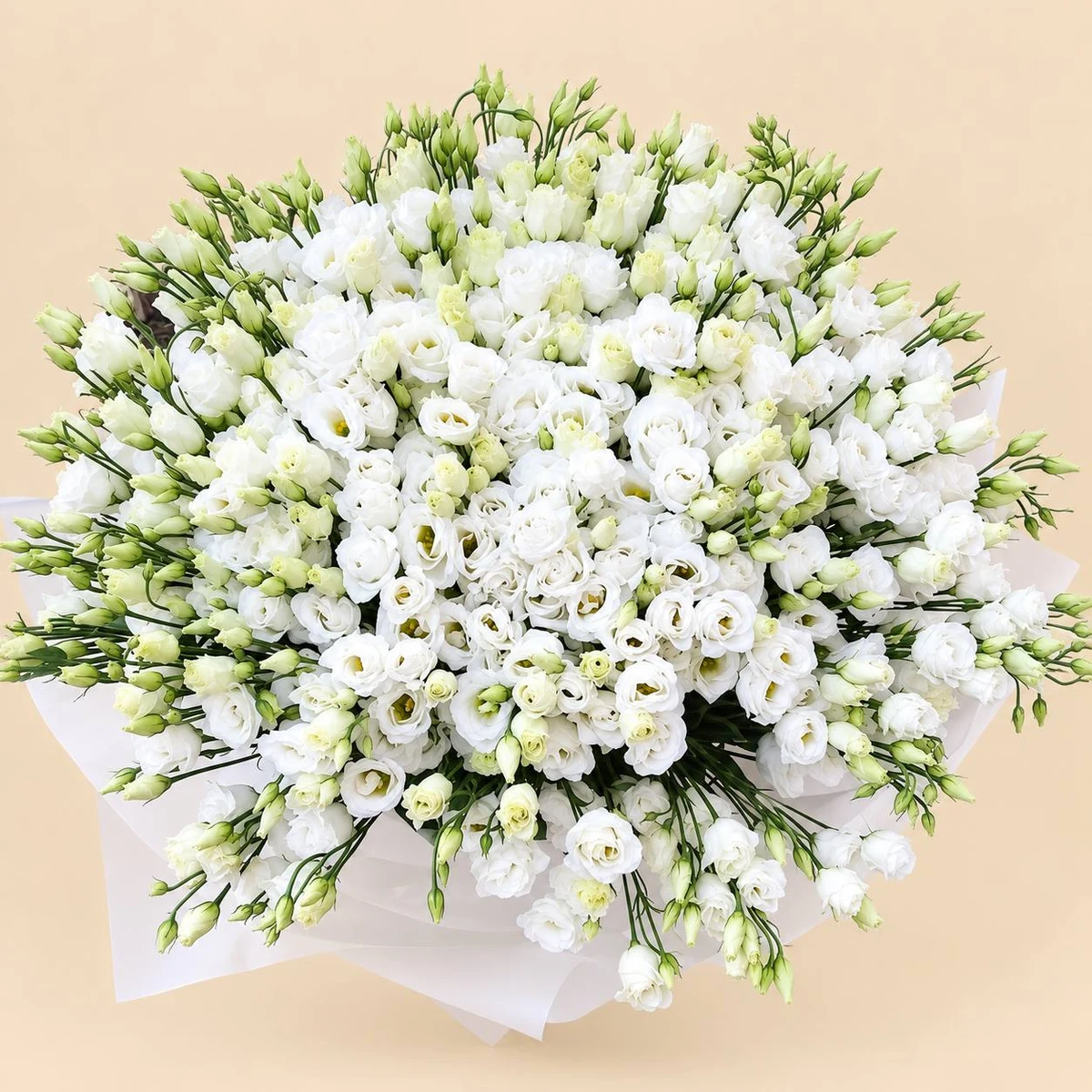 Grand White Lisianthus Bouquet